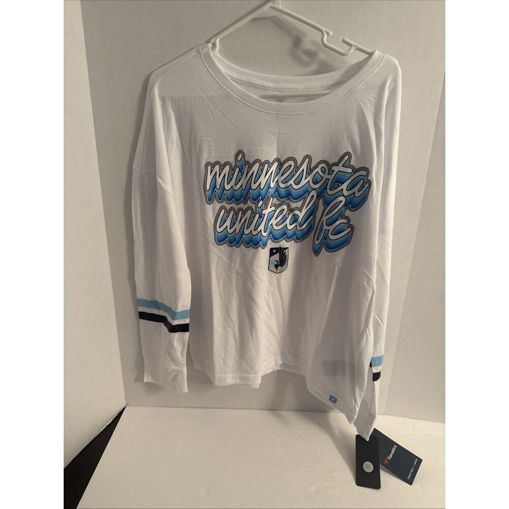 Fanatics Minnesota United FC Women’s Long Sleeve T-Shirt Size Large MLS NWT